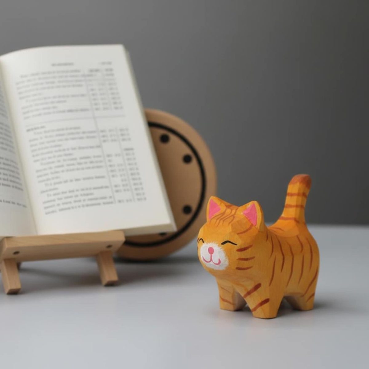 Faceted Ginger Tabby Cat